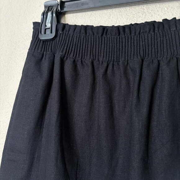 J. Crew Linen Cotton Blend Scalloped Hem Sidewalk Skirt NEW - Picture 3 of 11